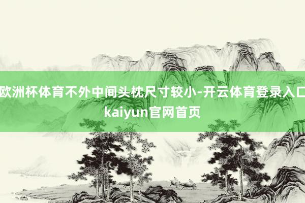 欧洲杯体育不外中间头枕尺寸较小-开云体育登录入口kaiyun官网首页